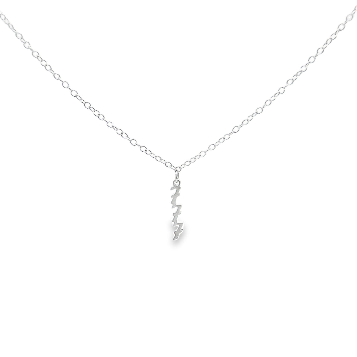 Angel Number Necklace Sterling Silver - Bee Fused